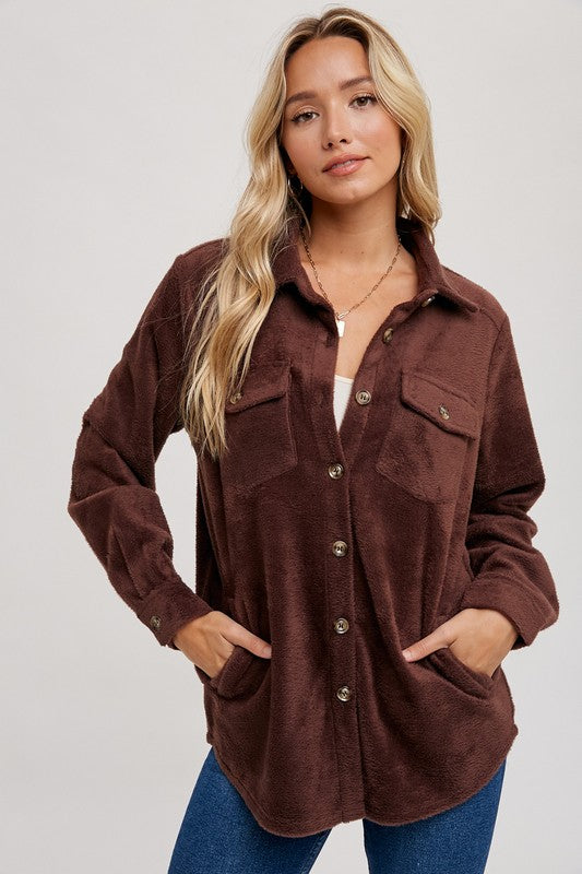 FLEECE TERRY SHACKET