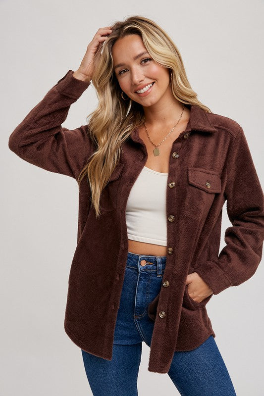 FLEECE TERRY SHACKET