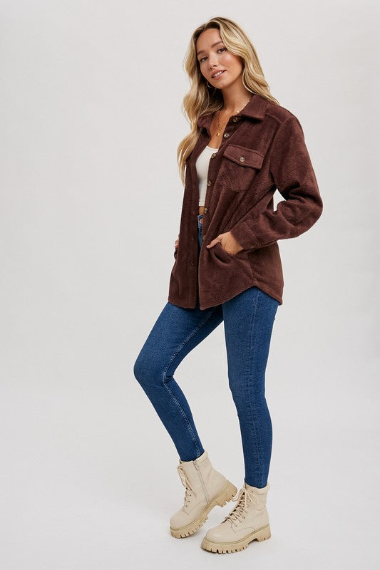 FLEECE TERRY SHACKET