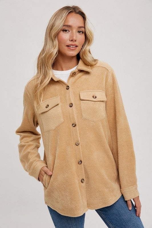 FLEECE TERRY SHACKET