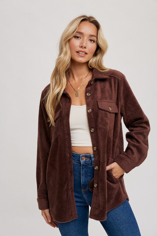 FLEECE TERRY SHACKET