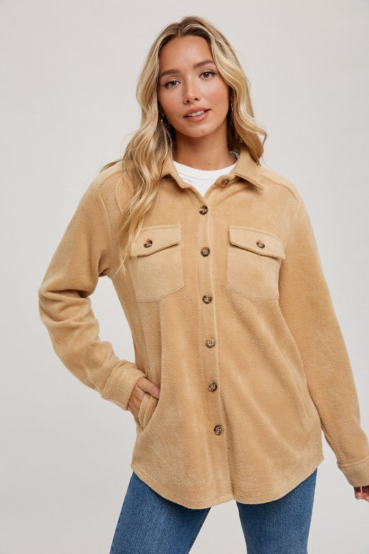 FLEECE TERRY SHACKET