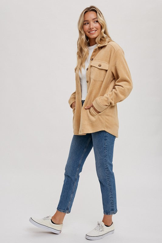 FLEECE TERRY SHACKET