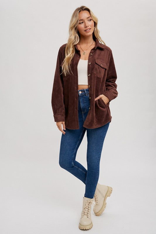 FLEECE TERRY SHACKET