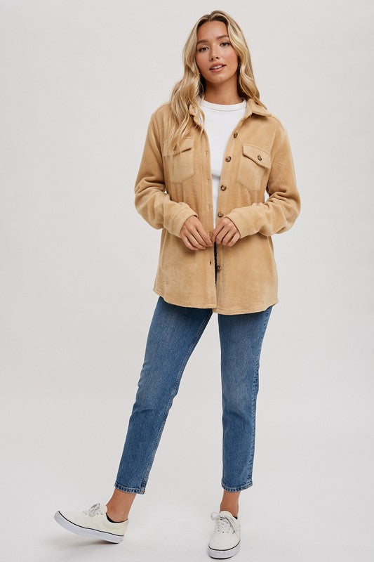 FLEECE TERRY SHACKET