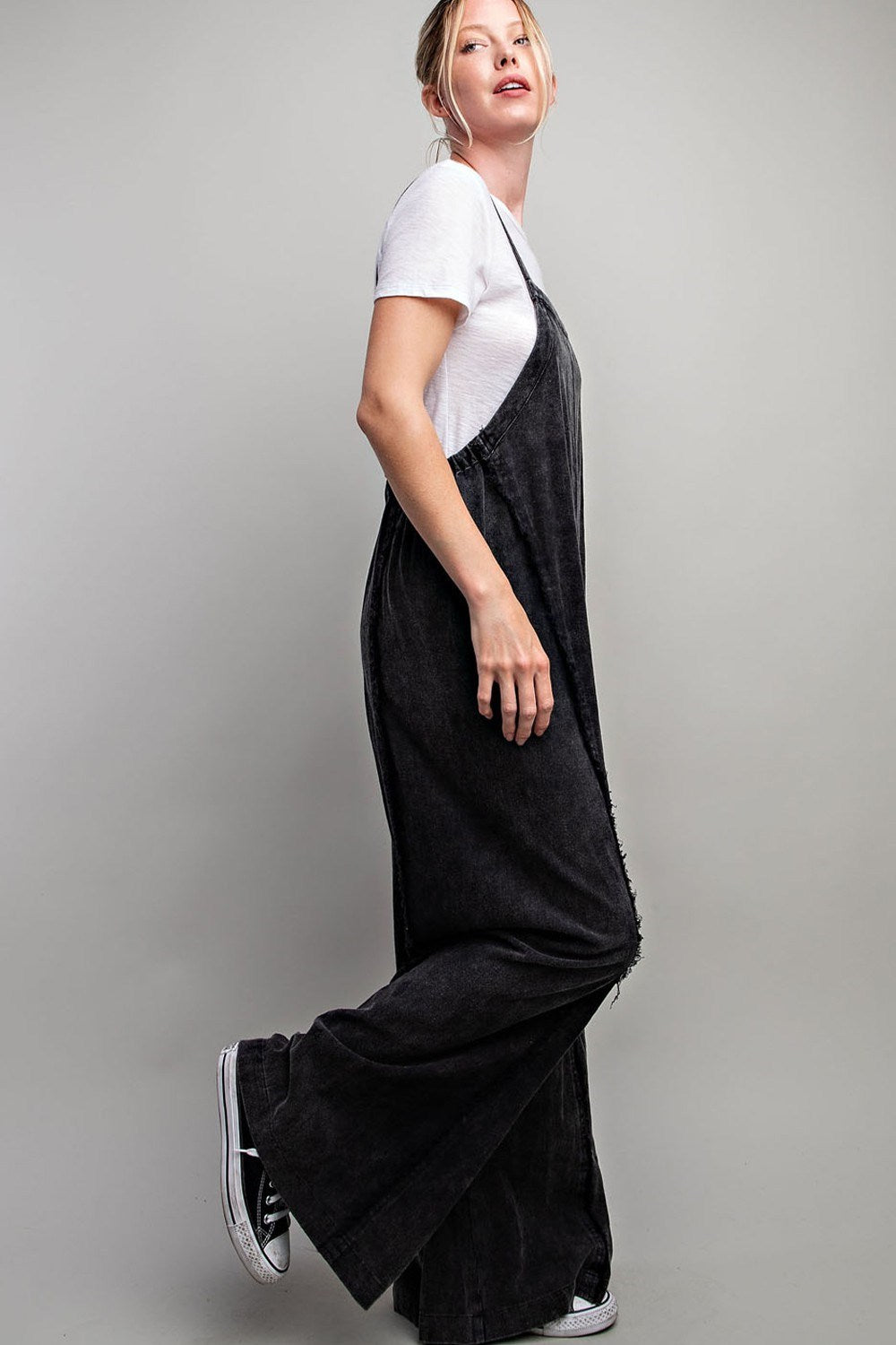 MINERAL WASHED ADJUSTABLE JUMPSUIT