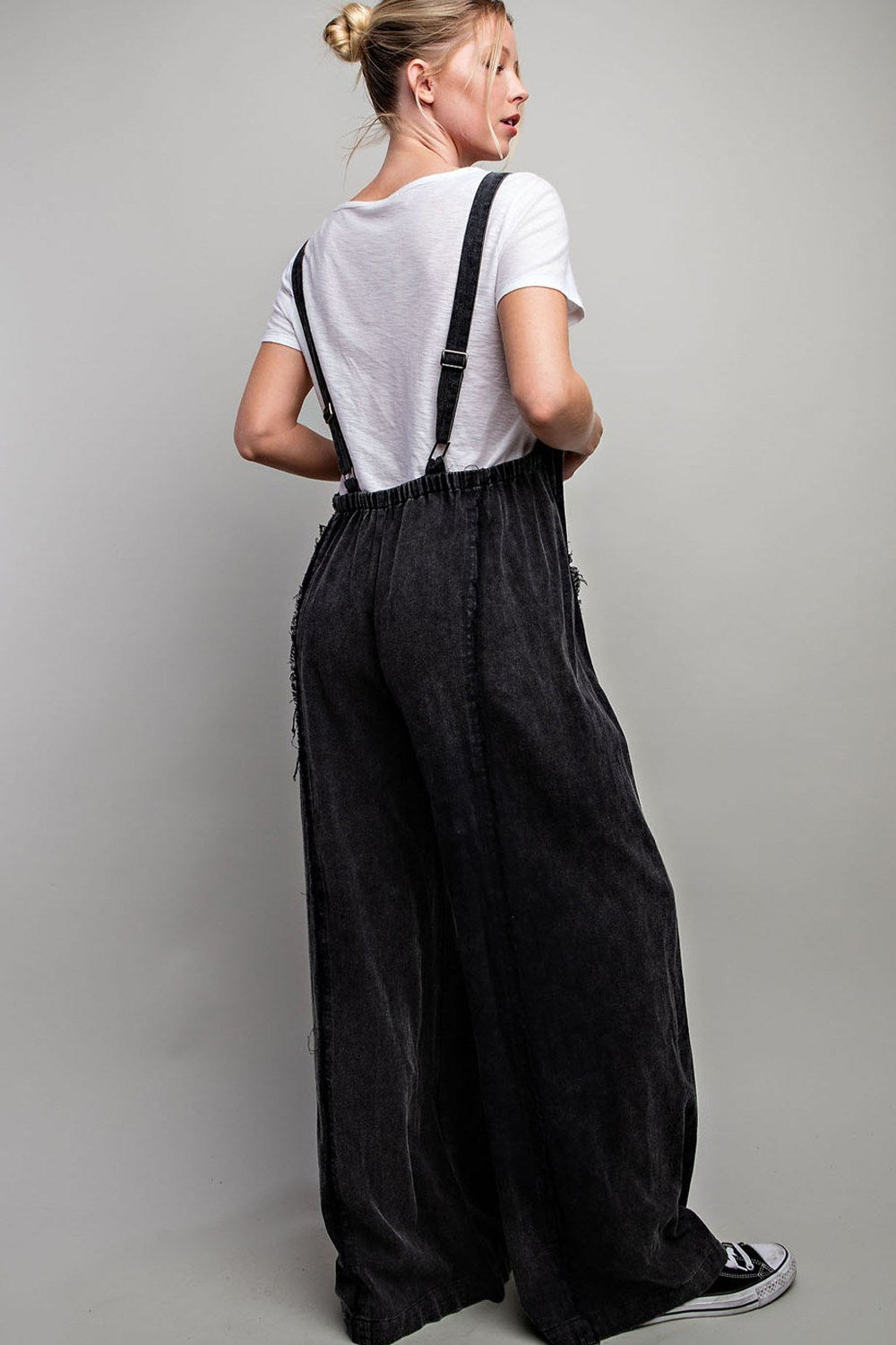 MINERAL WASHED ADJUSTABLE JUMPSUIT