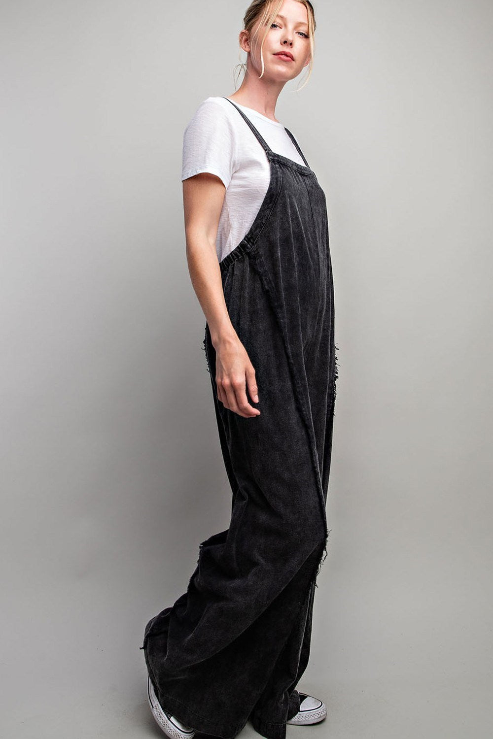 MINERAL WASHED ADJUSTABLE JUMPSUIT