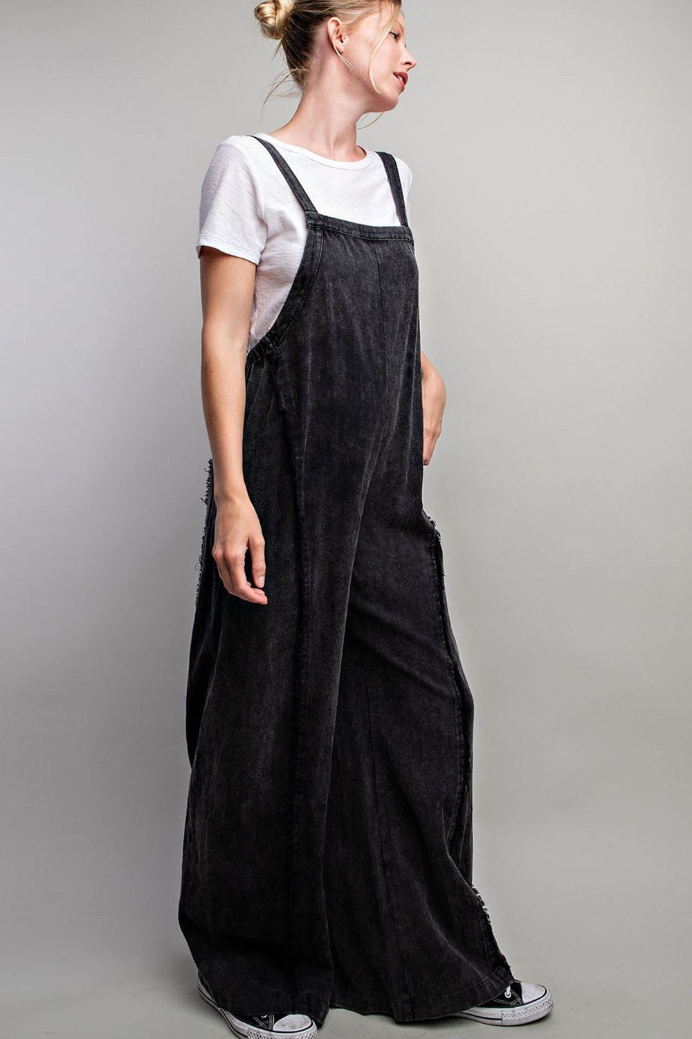 MINERAL WASHED ADJUSTABLE JUMPSUIT