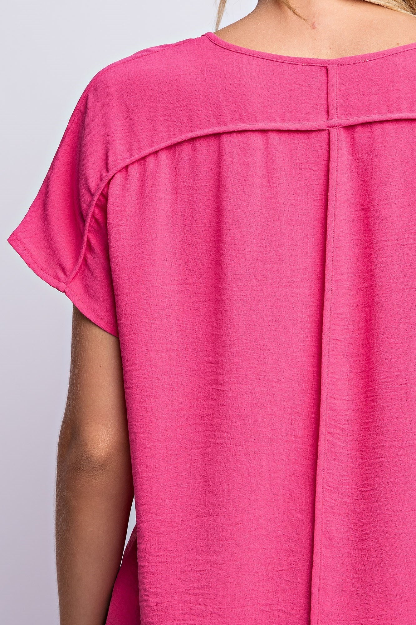 DROP SHOULDER FLOWY TOP