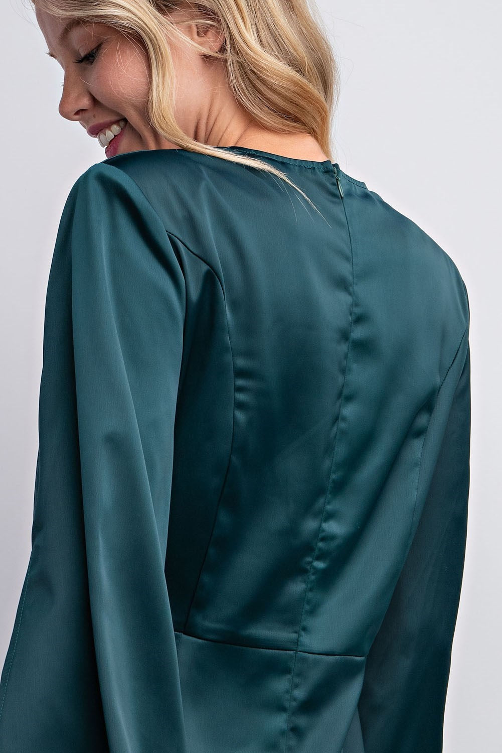 CAPE SLEEVE MINI DRESS