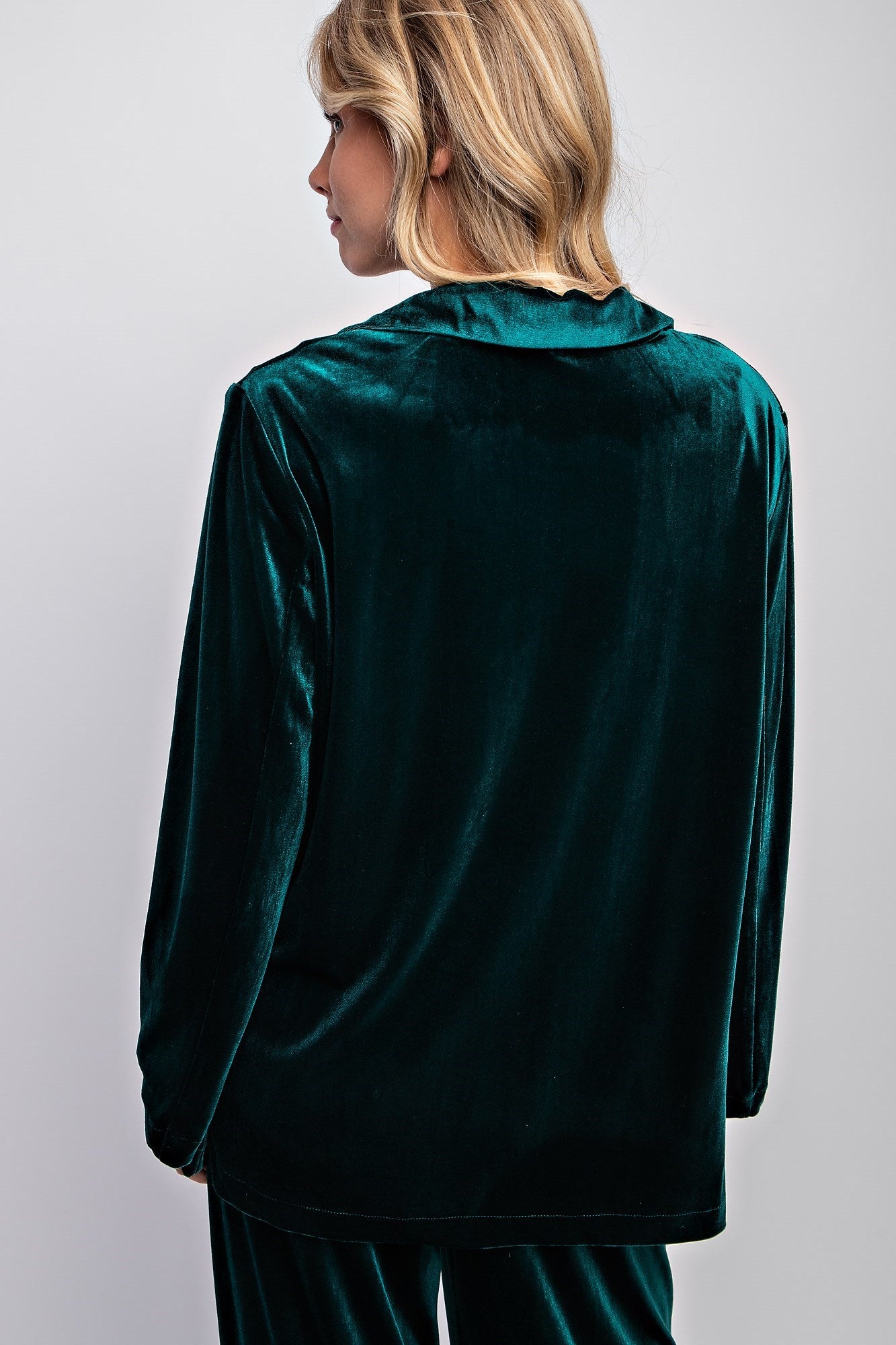 STRECTH VELVET BLAZER & PANTS