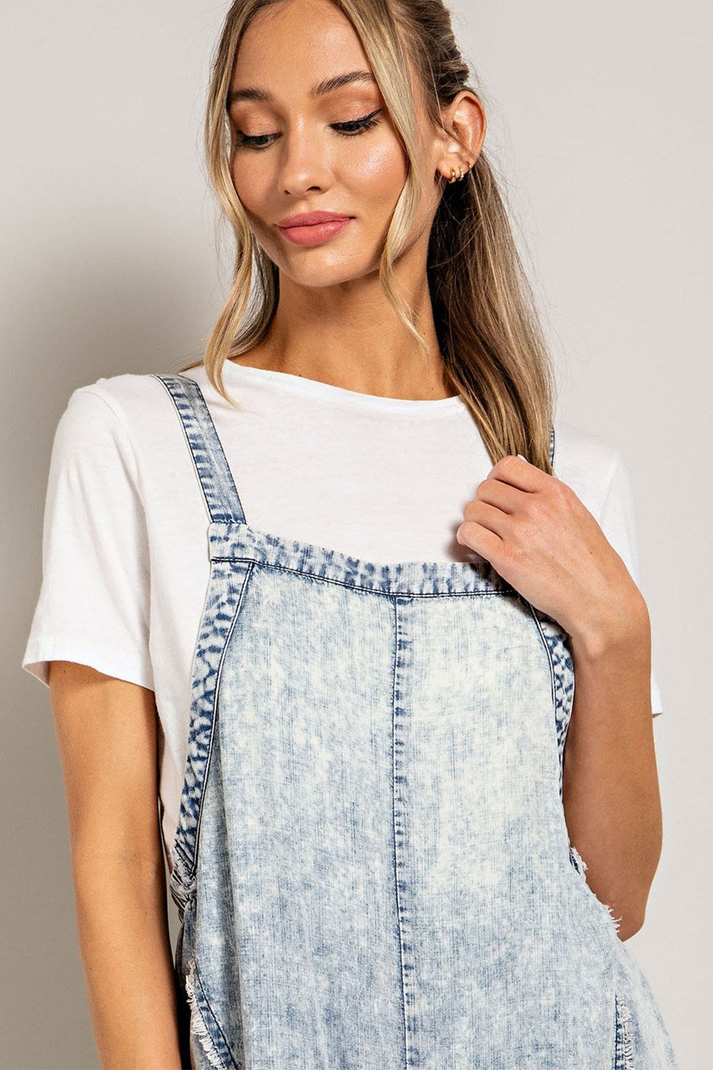 WASHED TIE DYE TENCEL JUMPSUIT