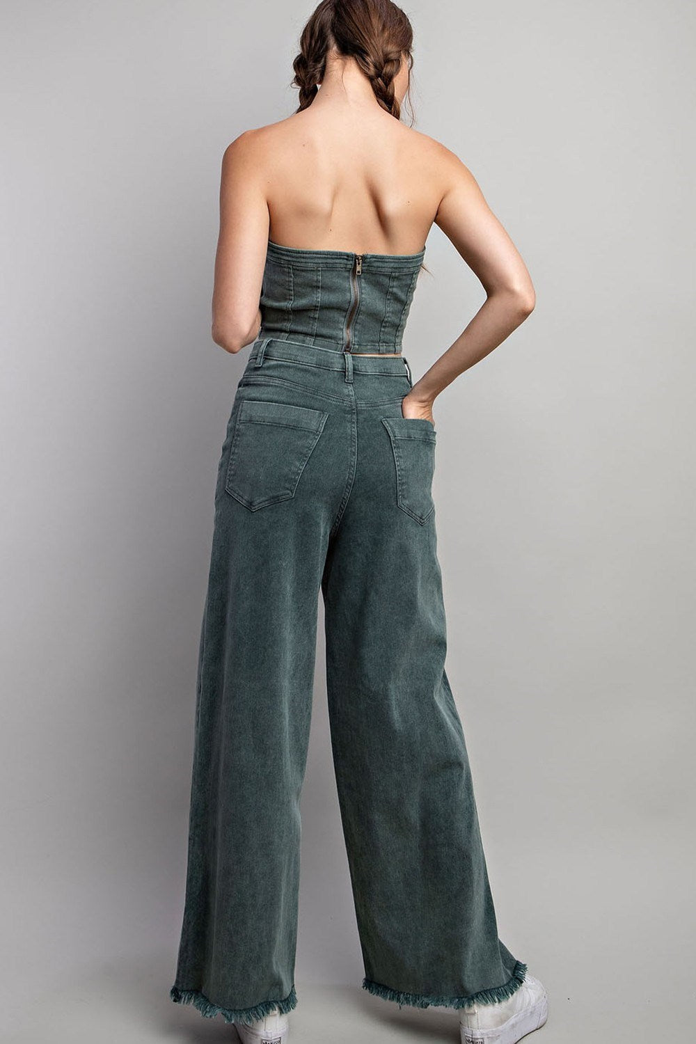 STRAIGHT WIDE LEG PANTS