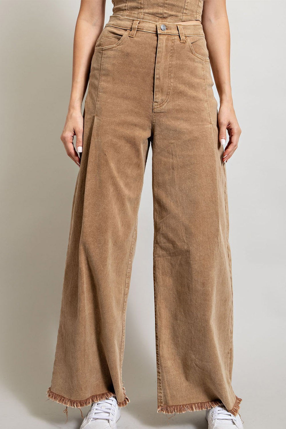 STRAIGHT WIDE LEG PANTS