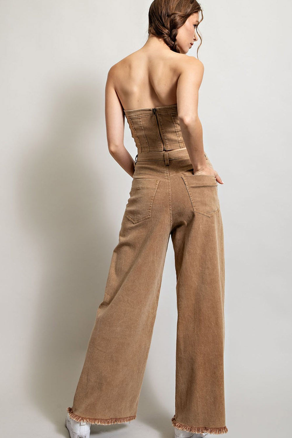 STRAIGHT WIDE LEG PANTS