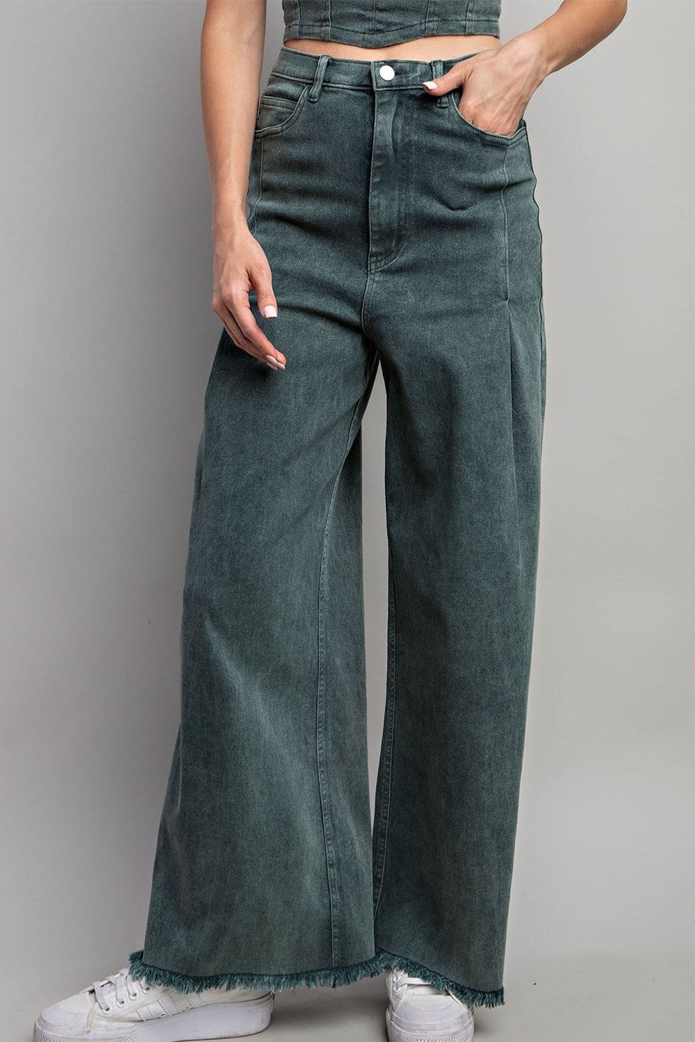 STRAIGHT WIDE LEG PANTS